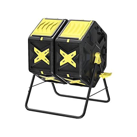 140L Dual Chamber Compost Tumbling Bin Cover