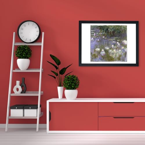 Affiche encadrée Claude Monet Nénuphars Spiffing Prints : impression d'art premium Taille M - 4