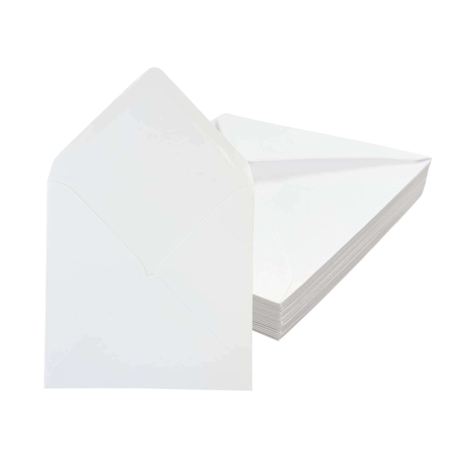Pack of 50 White 210x210mm Gummed Envelopes – 100gsm Premium Paper for Invitations, Greeting Cards, Thank‑You Notes & Announcements