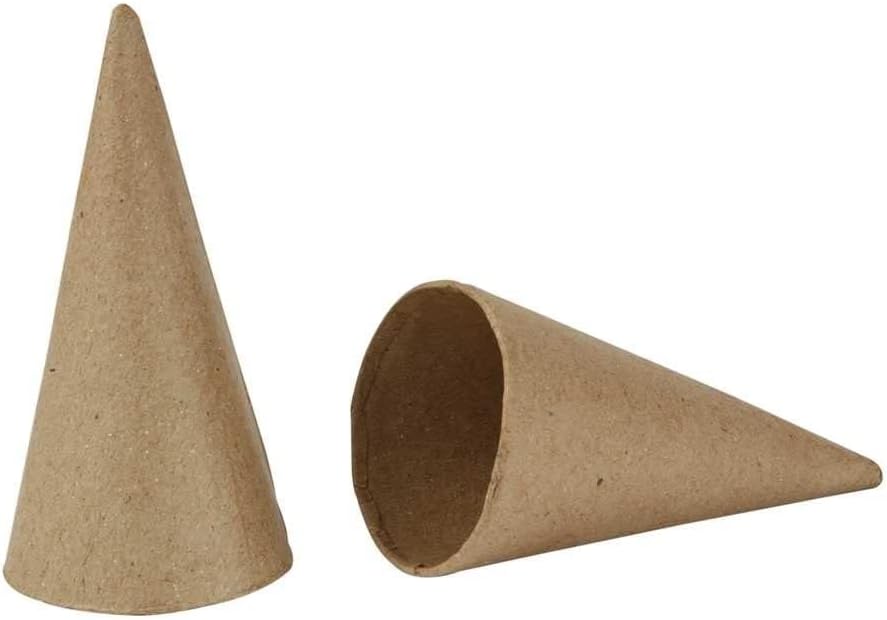 Creativ Company - Cones, 10 pcs H: 10 cm, D: 5 cm