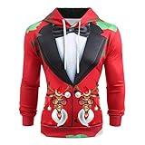❤Weihnachtsparty-Outfit: Mit dieser Partykleidung für Erwachsene können Sie sich auf jeder Party von der Masse abheben.