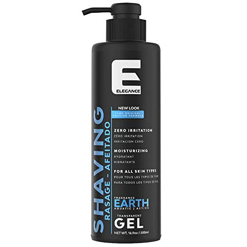 ELEGANCE GEL Elegance Plus Shaving Gel, Earth, 16.9 Fl Oz