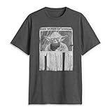 Star Wars Men’s Big Vintage Inspired Graphic Tees T-Shirt, Charcoal Heather, 5X-Large
