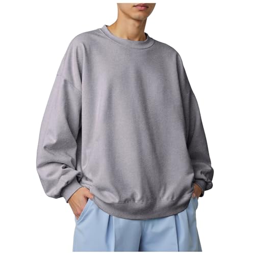トレーナー メンズ 長袖 綿 トップス レディース 春秋冬 丸襟 ロングtシャツ ビッグシルエット 体型カバー プルオーバー 無地 カジュアル パーカー ゆったり 着痩せ スウェット クルーネック 男女兼用 スポーツウェア