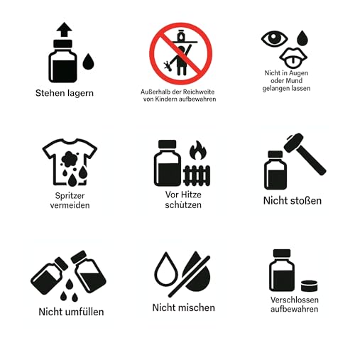 BLUE SWAN 550ml Nachfülltinte Set kompatibel mit HP 903 903XL Patronen – für HP OfficeJet Pro 6860 6868 6960 6970 6975 6978 6950 Vierfarben Nachfüllset mit Spritzen & Handschuhen