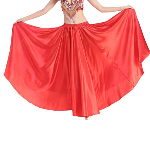 Tookang Grande Oscilación Esponjoso Danza del Vientre Danza Moderna Espectáculo Falda Larga Cover