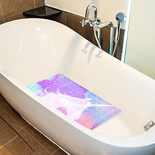 Tapis de douche antidérapant licorne pour éviter les chutes - 5