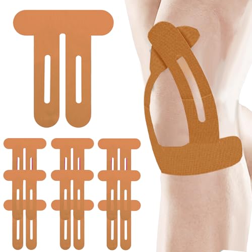 AUNGCSHE 10 Stück Cinta Kinesiológica, Elástico Impermeable Kinesiotape, Vendaje Neuromuscular Adecuado para Deportes de Alta Intensidad Como fútbol, Baloncesto, Natación, Etc (Color de Piel)