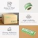 250 Home Moving Labels for 1 Bedroom — 5 Color-Coded Room Labels (50 Each) + Fragile Stickers for Moving Boxes, Supplies, Wardrobe Boxes, Apartment Moves