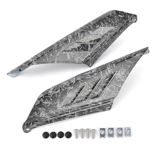 Kit Carénage Aile Aérodynamique ZX-4R Design Profilé Noir Satiné