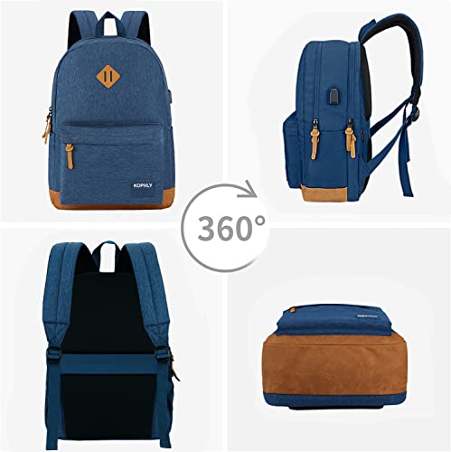 Image of SUPACOOL Large Laptop Backpack with USB Charging Port for Men and Women