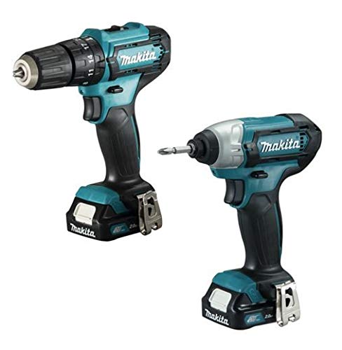 Makita CLX228SAX2 Kit perceuse impulsion tournevis 12V 3x2 0Ah valise - vue 3