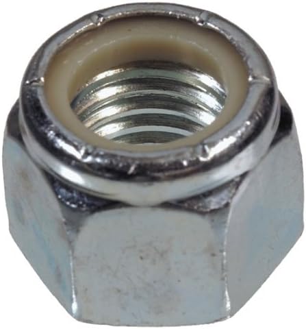 Hillman Nylon Insert Lock Nuts 5/16  Zinc Coarse Steel 100 / Box