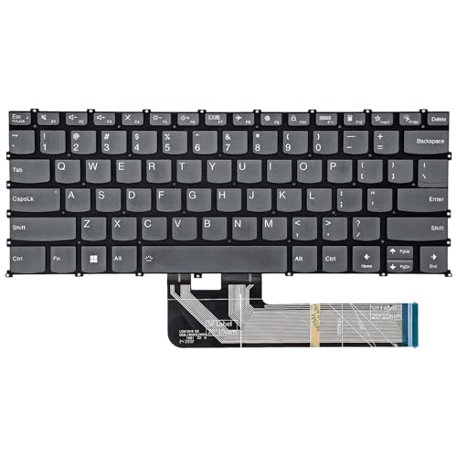 WWGTMC Replacement Backlit Keyboard for Lenovo ideaPad Flex 5-14IAU7 5-14ALC7 5-14IRU8 5-14ABR8 Flex 7-14IAU7 7-14IRU8 ThinkBook 14 G2 G3 ITL ACL are Yoga Slim 7-14ARE05 7-14IIL05 Laptop US Layout