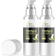 2 Pack - Derm La Fleur Anti- Aging Serum - Derm La Fleur Plus, Derm La Fleur Luxe 2 Bottles Serum For 2 Months, Derma Fleur Moisturizing Skin Conditioner.
