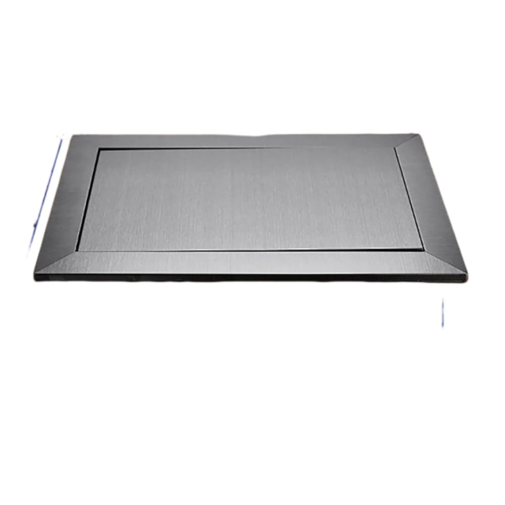 304 Steel Countertop Trash Cover Swing Flap Garbage Chute Lid