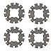 4 Pieces Oscillating Saw Blade Shank Adapters Compatible with Multi Power Tools Suitable for Woodworking and Use