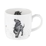 Royal Worcester Wrendale Designs Mug - Walkies Labrador, 11 oz