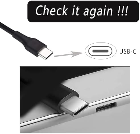 65W 45W USB C Laptop Power Replacement Adapter Charger for Lenovo Chromebook/Yoga/ThinkPad/HP Chromebook/Dell Laptop USB Type C Power Adapter - View 5