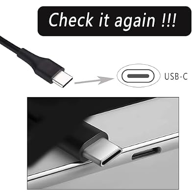 65W 45W USB C Laptop Power Replacement Adapter Charger for Lenovo Chromebook/Yoga/ThinkPad/HP Chromebook/Dell Laptop USB Type C Power Adapter