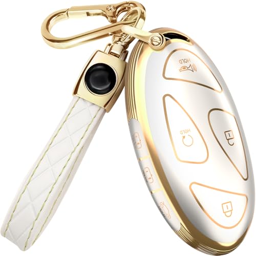 Lucrum Compatible with Hyundai IONIQ 6 Key Fob Cover &
