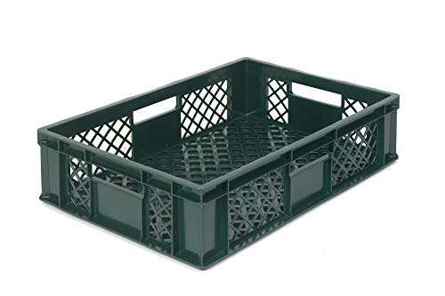 8x Eurobehälter / Bäckerkisten – 600x400x150 Mm – Stapelbar, Kunststoff – Made In Germany – In Blau