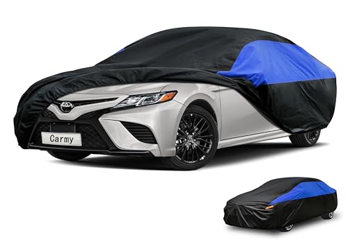 Toyota Car Cover Custom Fit Toyota Camry/Solara Waterproof All Weather, Lightweight Full Exterior Cover for Automobiles Outdoor Sun UV Rain Dust Snow Wind Protection.