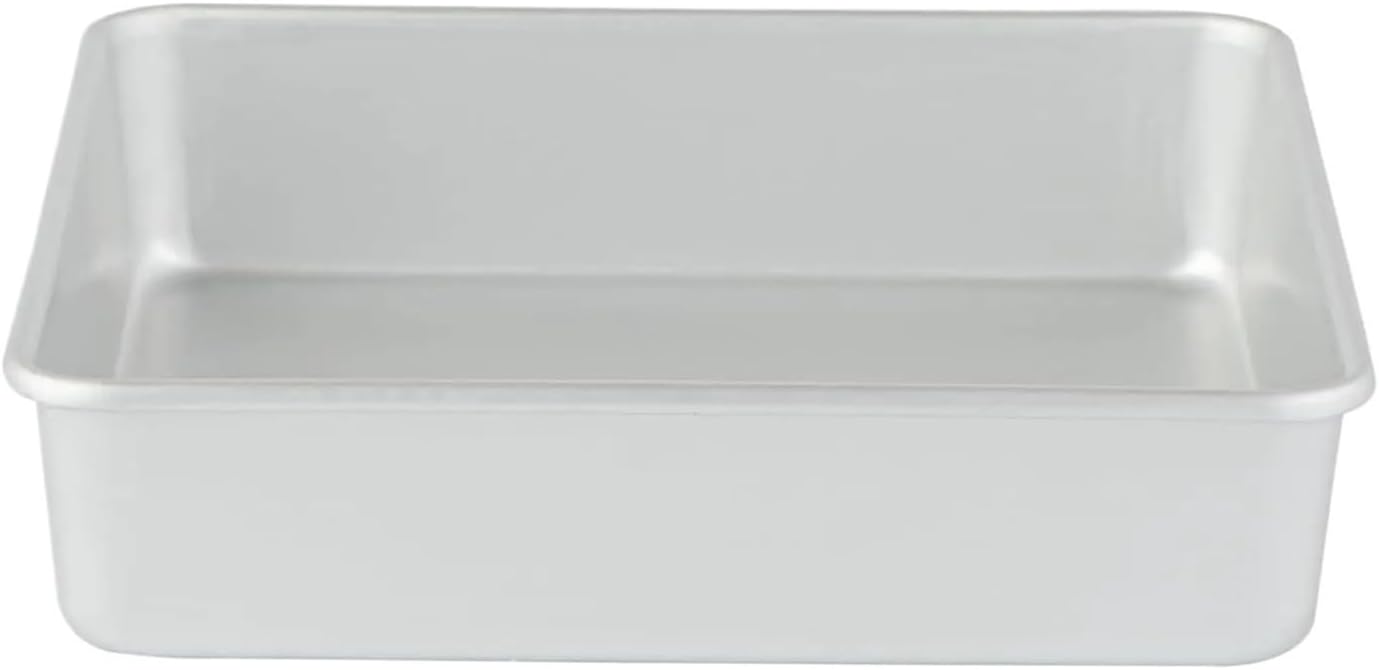 12-Count Square Cake Pan 8x8x2 Inches Non-Stick Brownie Baking Mold Even-Heating Kitchen Bakeware Tools