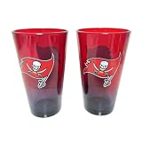 Tampa Bay Buccaneers NFL Pint Gläser Glas Set 2er-Set 475 ml