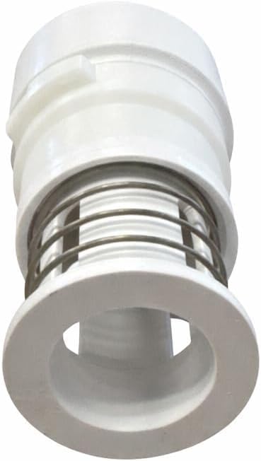 Bright White High-Flow Bayonet Pop-Up Pool Cleaning Head – Post-1991 Caretaker, Zodiac & Polaris Compatible, in-Floor Spa Cleaner with 2 Nozzle Inserts for Debris Removal & Circulation