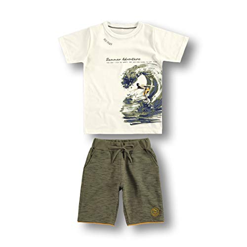 Conjunto de roupa privativa Palm Island, Marisol, Meninos, Verde, 4