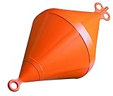 Boote & Yachten Kantschuster Doppelspitzboje │ Ankerboje │ Mooringboje │ Volumen: 10 Liter - Farbe: orange