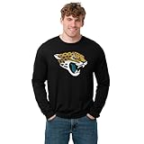 FOCO Jacksonville Jaguars NFL Mens Primary Logo Long Sleeve T-Shirt - Black - XXL