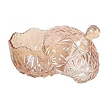 Stockage flexible des aliments : bocaux en verre stockent biscuits, bonbons ou fruits secs dans un récipient alimentaire en verre, un plat à bonbons en verre ou des bocaux à bonbons, répondant à divers besoins de stockage alimentaire, des collations aux épices ou aux condiments, un plat à bonbons en verre, un récipient à sucre en verre