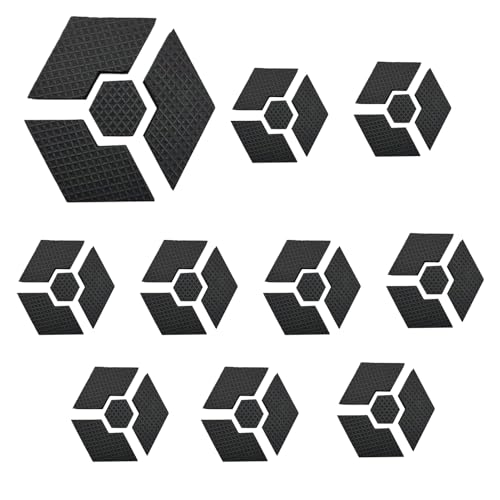Patas Elevadoras Para Macetas,10 Juegos de Patas Elevadoras para Macetas de Jardín - Elevadores Hexagonales Antideslizantes para Macetas de Interior y Exterior Jardín Balcón Terraza Porche