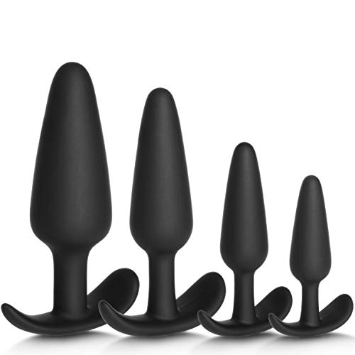 Long.Session® Analplug Set DAS ORIGINAL aus hautfreundlichem Silikon, Butt Plug für Frauen und Männer, Anal Plug für Anfänger und Fortgeschrittene