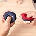 Finger Squeeze Fidget for Adults – Silent Anxiety Relief Sensory Pad, Soft Silicone with Fabric Cover, Portable Desk Stress Relief Squeeze for Office Use (Multisize, 2)