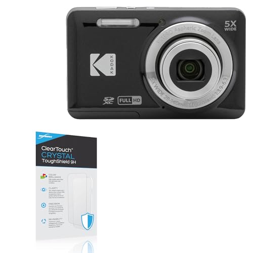 BoxWave Screen Protector Compatible With Kodak PIXPRO FZ55 - ClearTouch Crystal ToughShield 9H (2-Pack), Clear 9H Tough Flexible Film Screen Protector
