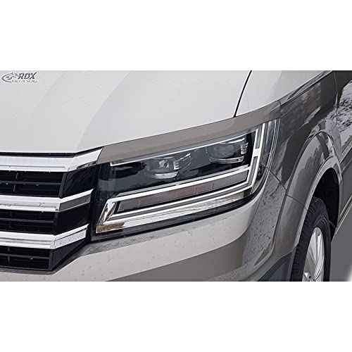 RDX Racedesign Head light spoilers compatible with Volkswagen Crafter & MAN TGE 2017- (ABS)