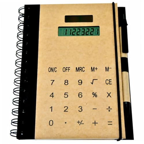 Notepad Multifunzionale con Calcolatrice Solare Forniture per e Attività Commerciali per Scuola e Carta per e per Speciali