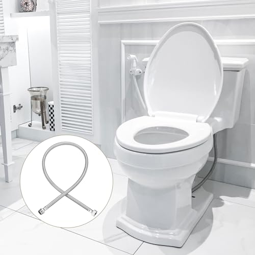 uxcell 32 Inch Long Faucet Supply Line Connector, G1/2 Female Compression Thread x G1/2 Male Connector Straight Thread 304 Stainless Steel Water Supply Hose Line by uxcell - Used condition - Image 7