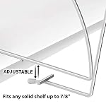 Lynk Shelf Dividers - Closet Shelf Organizer (Set of 2) - White - Image 4