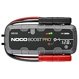 Melhor booster de arranque 7 NOCO Boost GB150: Arrancador de Batería de Litio de 3000A UltraSafe – Antichispas y Protección contra Polaridad Inversa – Power Bank USB y Linterna LED – para Motores de Gasolina 9,0L y Diésel 7,0L