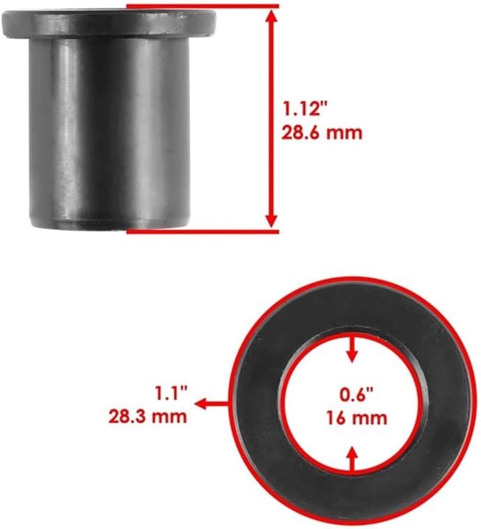 12pcs Front and Rear Suspension A-Arm Bushing Kit Tools for 350 366 425 400 XC450 4x4 ATV 3313-112