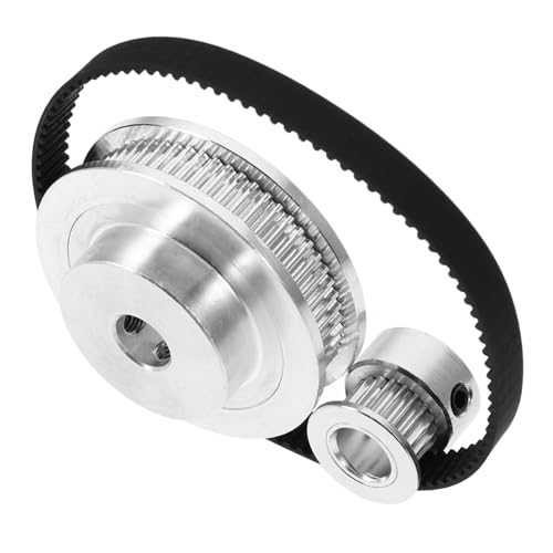 Anneome Heavy Duty Pulley Wheel Timing Pulley for Printer Synchronous Belt Drive Reduction Ratio