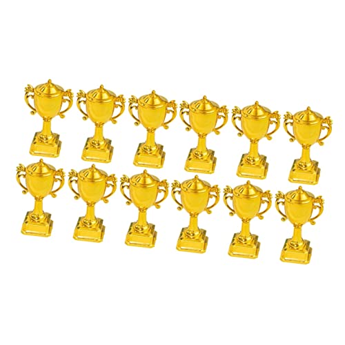 12 Peças Copo De De Plástico Copos De Troféu De Premiação Ornamento Para Crianças Troféus De Eventos