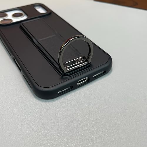 Coque en métal de luxe pour iPhone 16 Plus silicone antichoc et support haut de gamme - 2