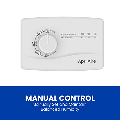 AprilAire 700M Whole-House Fan Powered Humidifier, Manual Control, Large Capacity, Up to 5,300 Sq. Ft., 18GPD, Gray by Aprilaire - Image 3