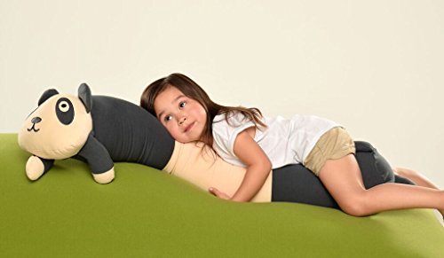 Yogibo Mates Roll Pillow - Comfortable Cylindrical Pillow w/ Patented Fibead Filling