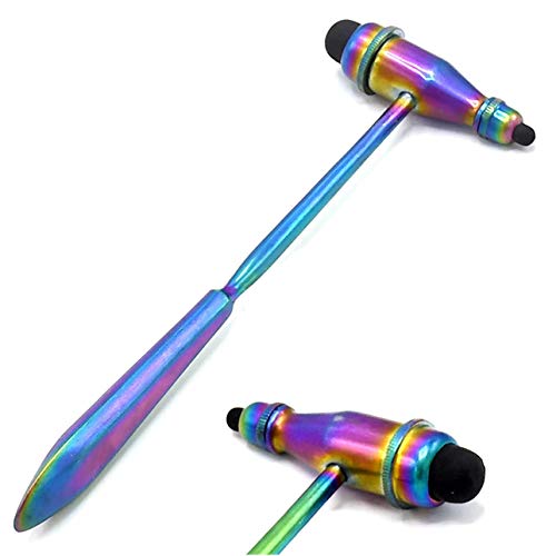 LAJA Imports Tromner Percussion Hammer Large & Small Head New Diagnostic Instruments Rainbow Color